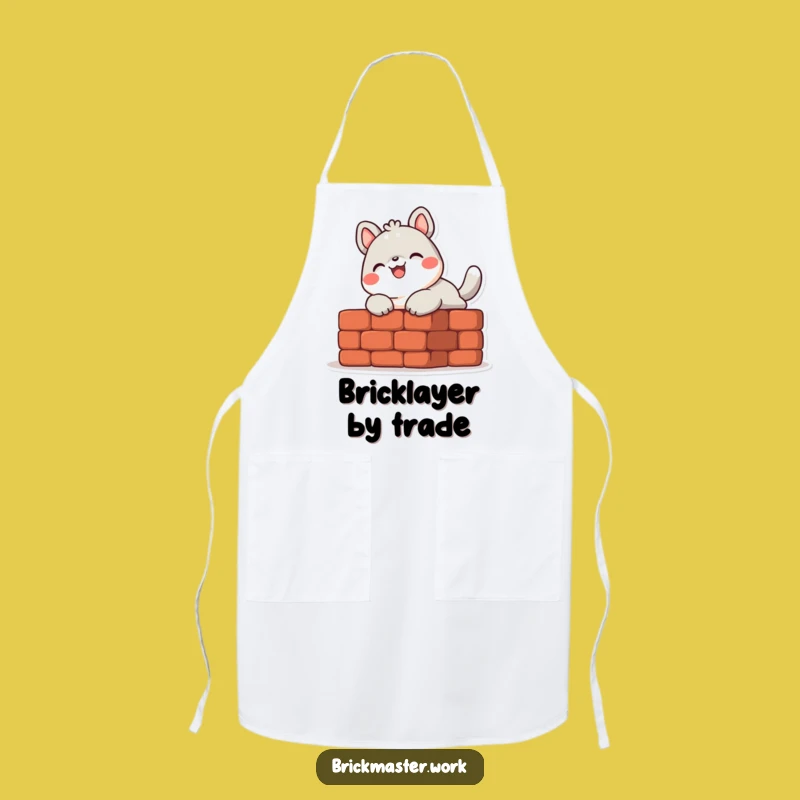Funny Animal Bricklayer Apron: Enthusiastic Kitchen or Workshop Wear