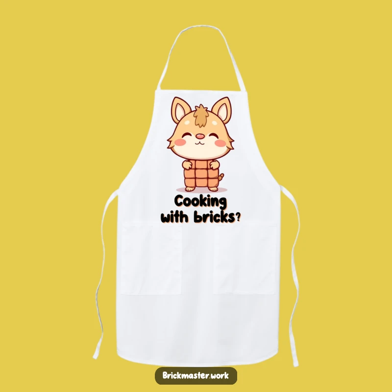 Funny Balancing Brick Animal Apron: Hilarious Juggler Work Wear