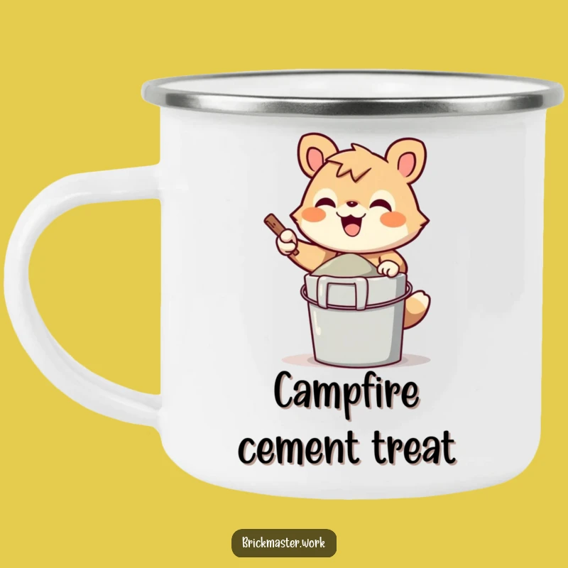 Funny Cement Mixer Animal Camping Mug: Cheerful Outdoor Drinkware
