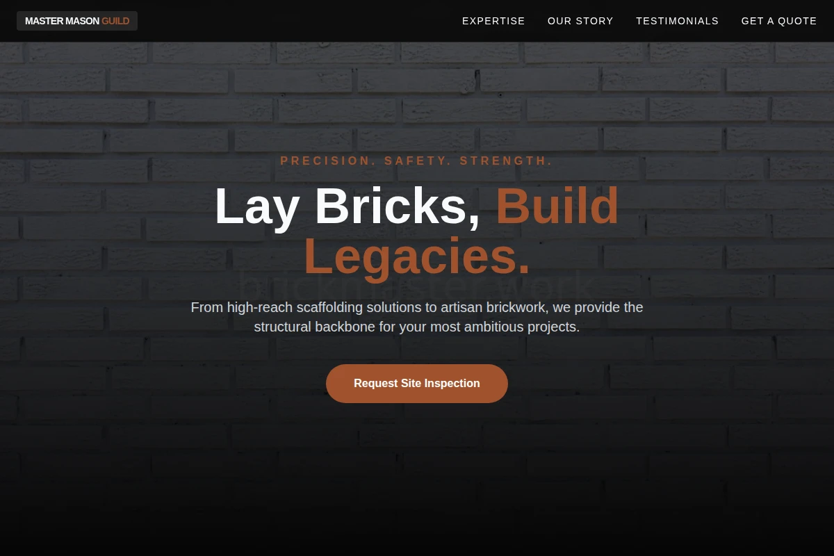 Scaffolding Bricklayer