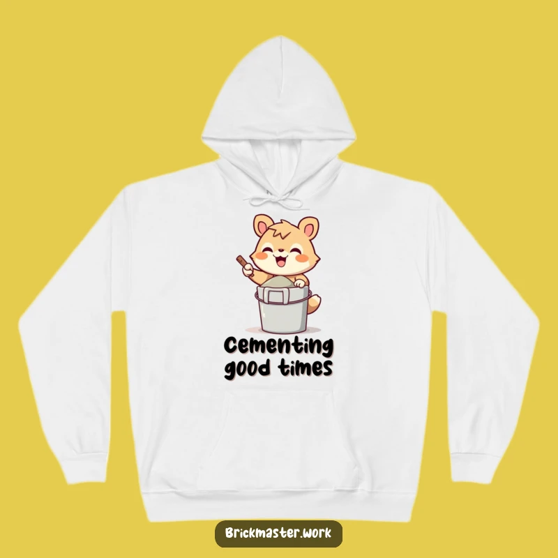 Funny Cement Mixer Animal Hoodie: Cozy and Gleeful Construction Wear