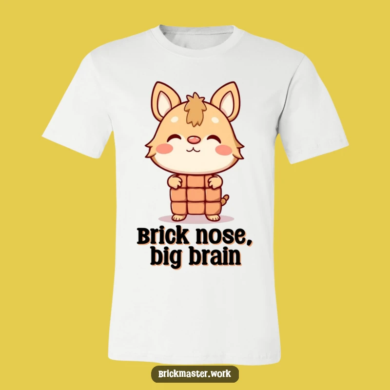 Funny Balancing Brick Animal T-Shirt: Hilarious Juggler Character Tee